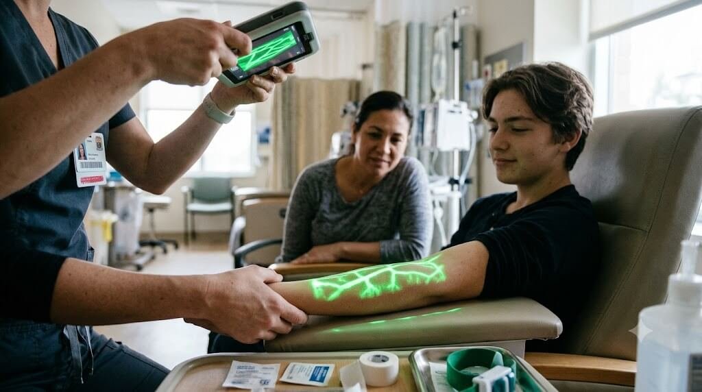VeinViewer Technology: How Near-Infrared Vein Mapping Reduces IV Pain