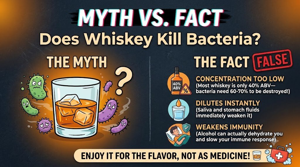 Does Whiskey Kill Bacteria? Myth vs. Fact Explained